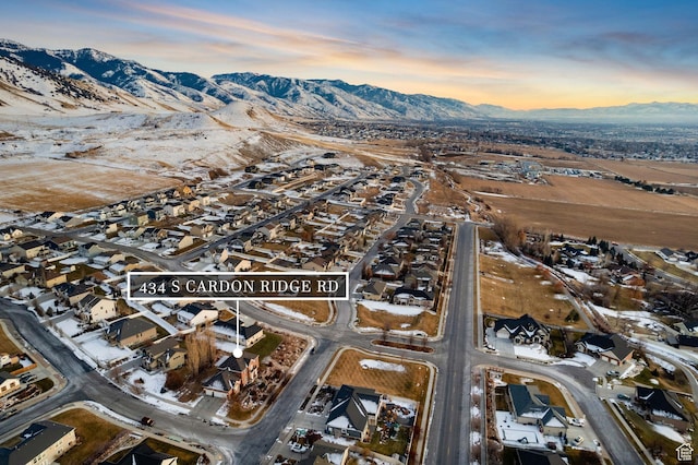 434 S Cardon Ridge Dr, Smithfield, UT 84335 - aerial overview of property's location featuring mountains and nearby suburban area