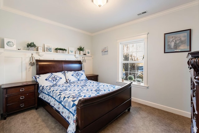 434 S Cardon Ridge Dr, Smithfield, UT 84335 - bedroom featuring crown molding, carpet flooring, and baseboards