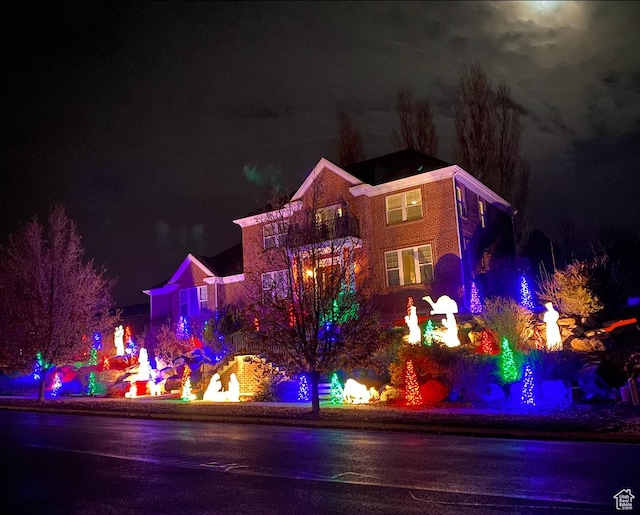 434 S Cardon Ridge Dr, Smithfield, UT 84335 - view of property at twilight