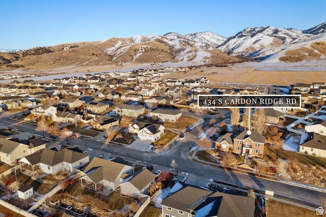 434 S Cardon Ridge Dr, Smithfield, UT 84335 - view of property location featuring a mountainous background and nearby suburban area
