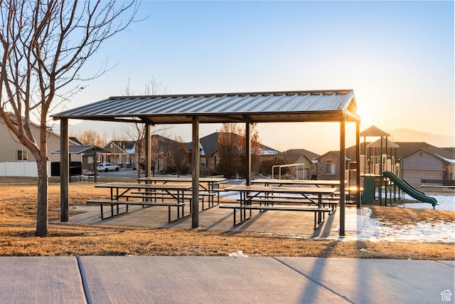434 S Cardon Ridge Dr, Smithfield, UT 84335 - surrounding community featuring a playground and a residential view