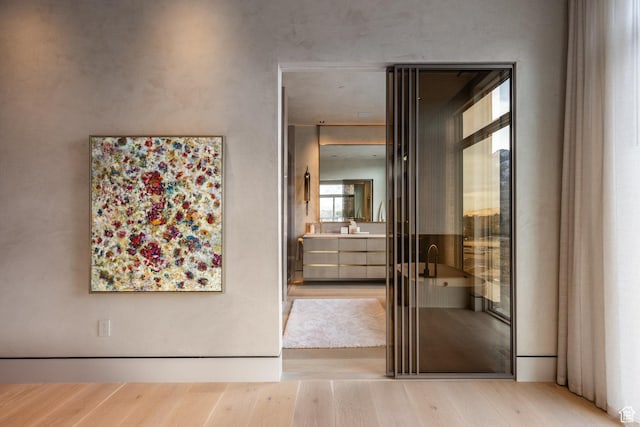 1920 E Rodeo Walk Dr Unit 516, Holladay, UT 84117 - hall with wood finished floors