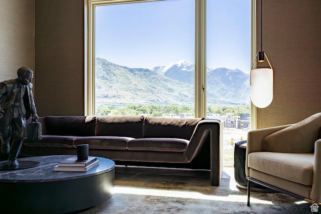 1920 E Rodeo Walk Dr Unit 516, Holladay, UT 84117 - living room with a mountain view