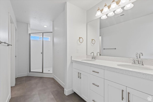4590 E Silver Moon Dr Unit 3007, Eagle Mountain, UT 84005 - bathroom featuring walk in shower and vanity