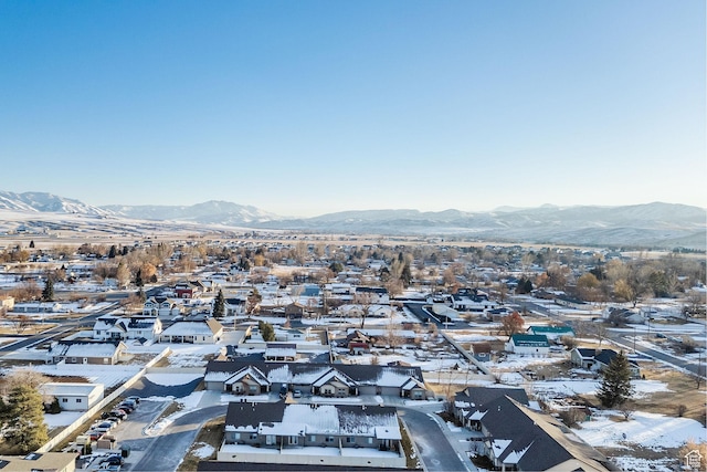 644 E 50 S, Hyrum, UT 84319 - aerial view of residential area with a mountainous background