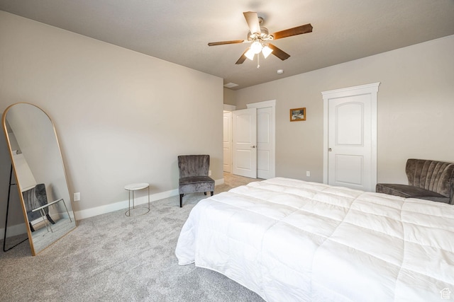 644 E 50 S, Hyrum, UT 84319 - carpeted bedroom with baseboards and a ceiling fan