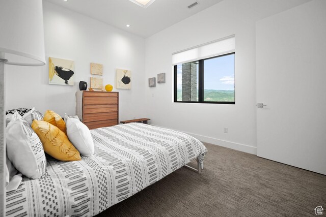 11515 N White Tail Ct, Hideout, UT 84036 - bedroom featuring baseboards, visible vents, recessed lighting, and carpet