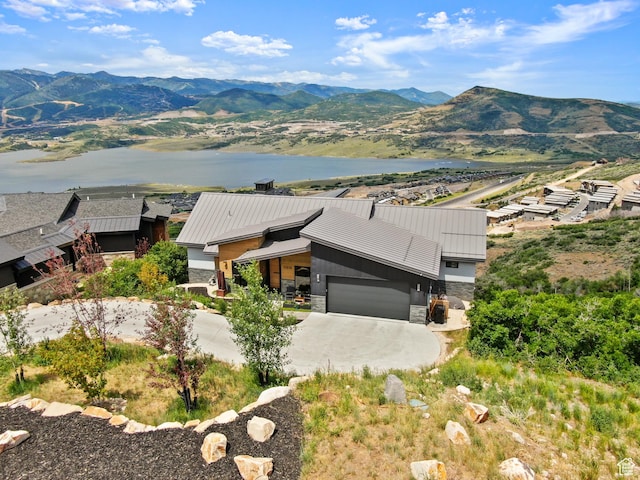 11515 N White Tail Ct, Hideout, UT 84036 - bird's eye view with a water and mountain view