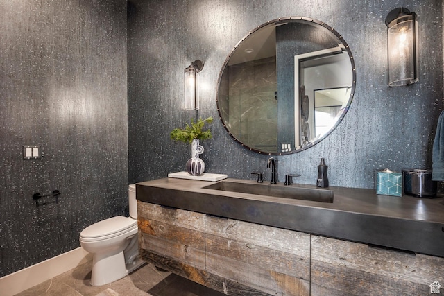 149 N Haystack Mountain Dr, Heber City, UT 84032 - bathroom with toilet and vanity