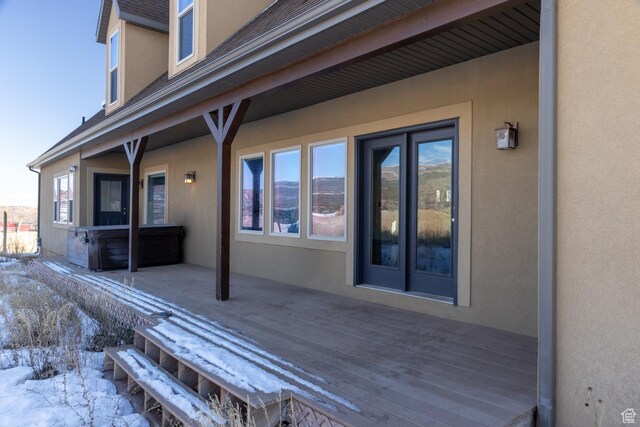 7748 W Mountain Dell Dr, Vernal, UT 84078 - view of snow covered deck