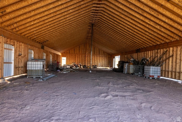 7748 W Mountain Dell Dr, Vernal, UT 84078 - misc room with lofted ceiling
