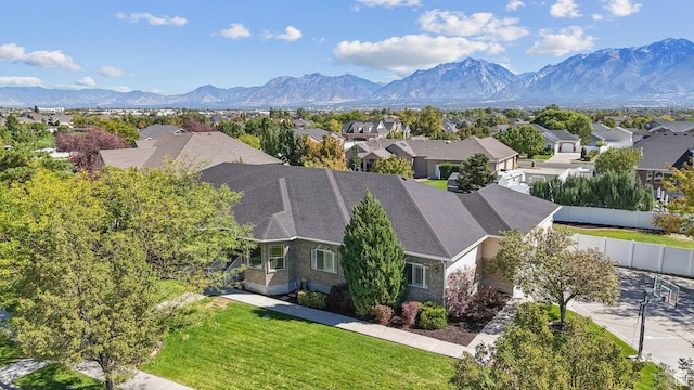 12159 S Swensen Cir, Riverton, UT 84096 - aerial perspective of suburban area featuring mountains