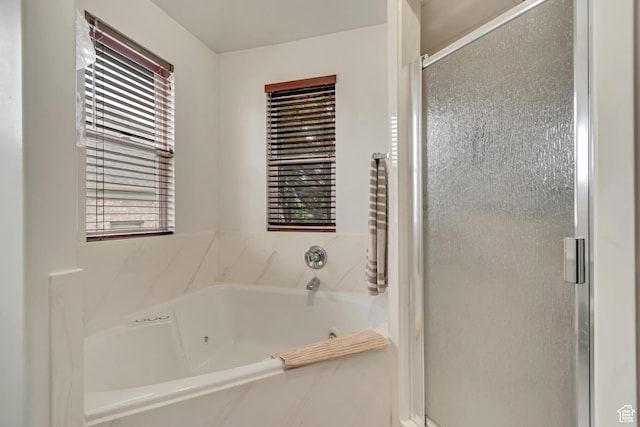 12159 S Swensen Cir, Riverton, UT 84096 - bathroom with a shower stall and a whirlpool tub