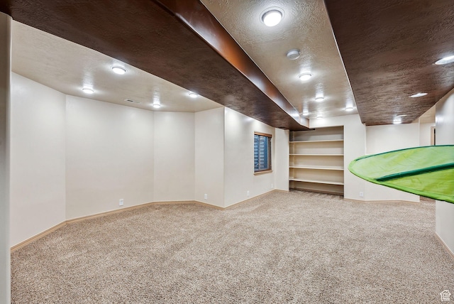 12159 S Swensen Cir, Riverton, UT 84096 - finished below grade area with carpet floors, baseboards, and a textured ceiling
