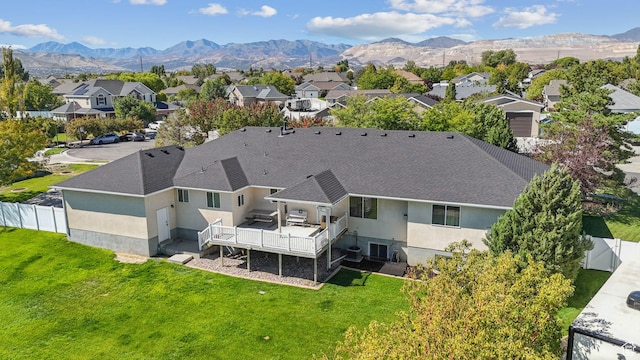 12159 S Swensen Cir, Riverton, UT 84096 - aerial view of residential area featuring mountains