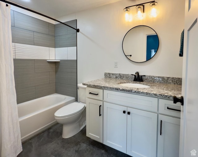 1610 N Mackinaw Way, Garden City, UT 84028 - full bathroom featuring toilet, vanity, and shower / bath combo
