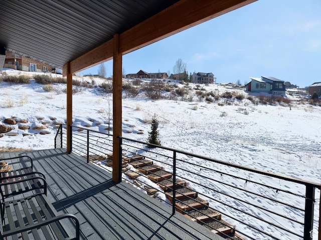 1610 N Mackinaw Way, Garden City, UT 84028 - view of snow covered deck