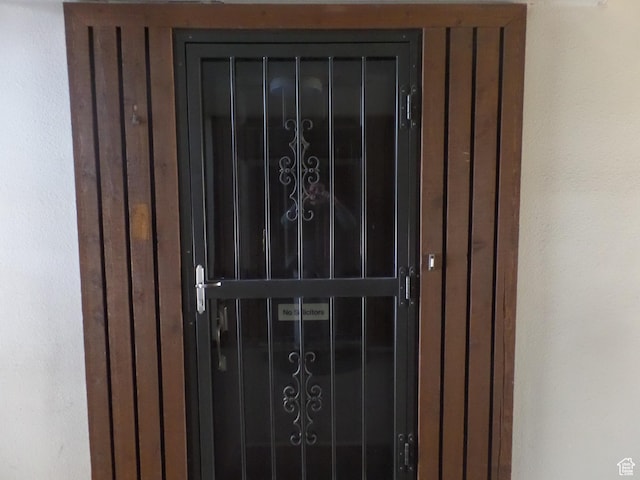 view of exterior entry