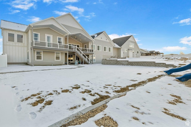 1595 E Duggan Dr, Eagle Mountain, UT 84005 - view of snow covered house
