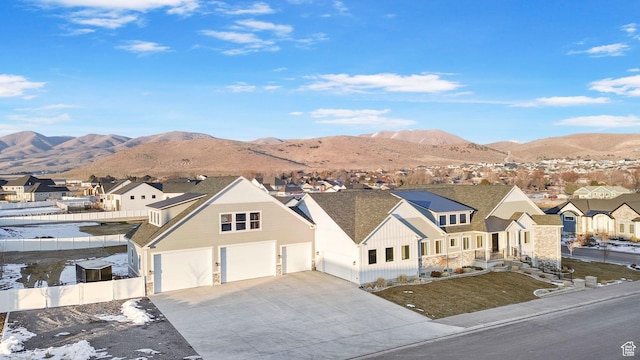 1595 E Duggan Dr, Eagle Mountain, UT 84005 - birds eye view of property with a mountain view