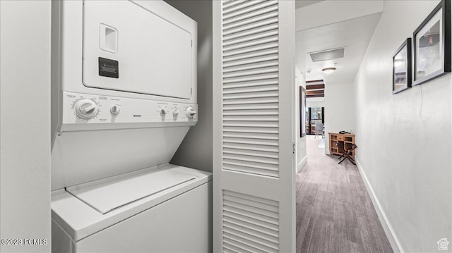 1476 Newpark Blvd Unit 210, Park City, UT 84098 - laundry room with stacked washer / drying machine