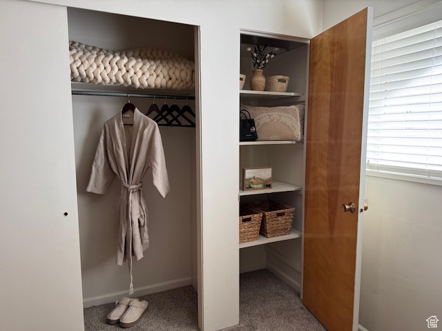 view of closet