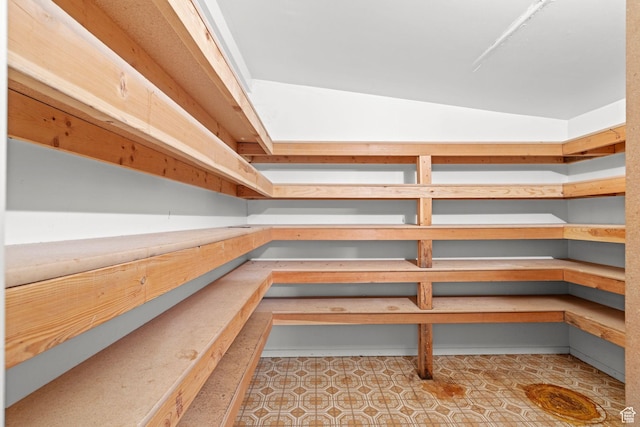view of storage room
