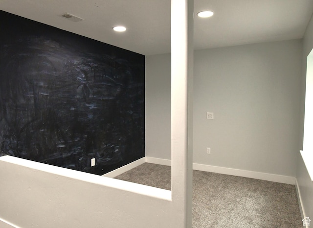 3731 N Tumwater Dr W, Eagle Mountain, UT 84005 - empty room featuring carpet, recessed lighting, and baseboards