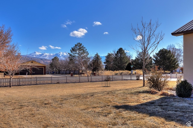4230 S Beeman Rd, Moab, UT 84532 - view of yard with a mountain view