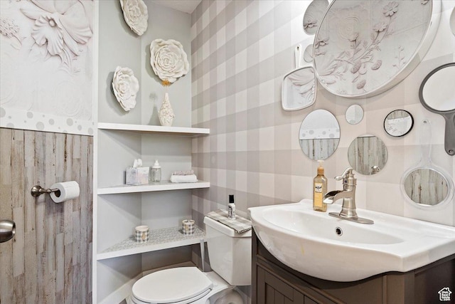 3388 N Eden Hills Dr, Eden, UT 84310 - bathroom with vanity and toilet