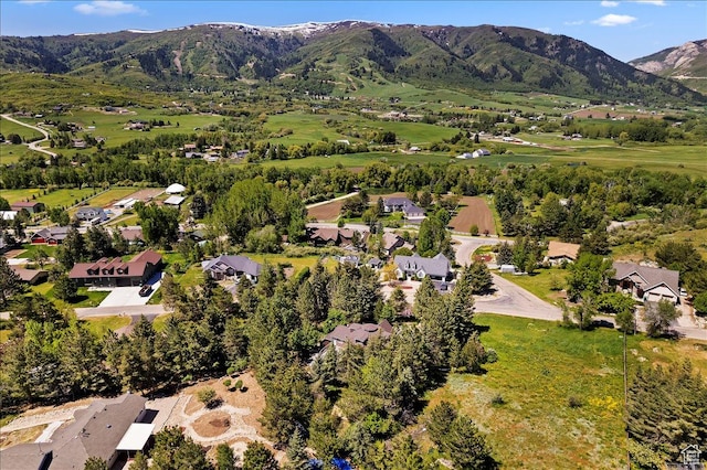 3388 N Eden Hills Dr, Eden, UT 84310 - aerial view with a mountain view