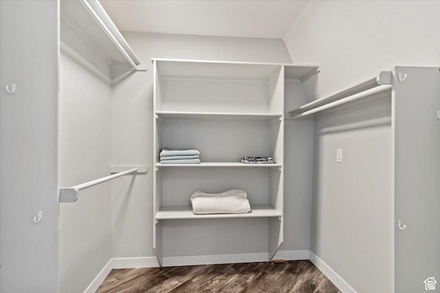 3388 N Eden Hills Dr, Eden, UT 84310 - spacious closet featuring dark hardwood / wood-style flooring
