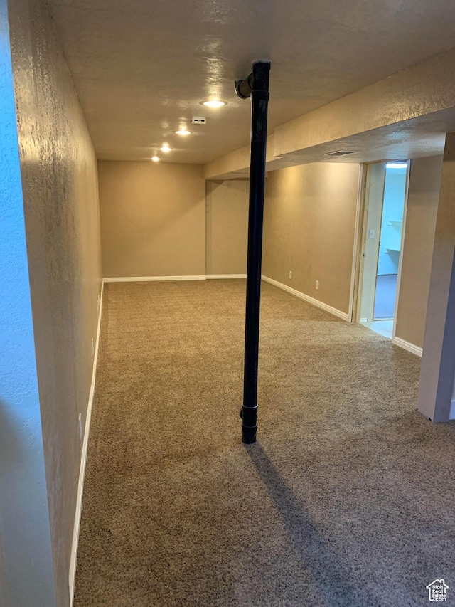 685 W 2550 S, Price, UT 84501 - basement featuring carpet