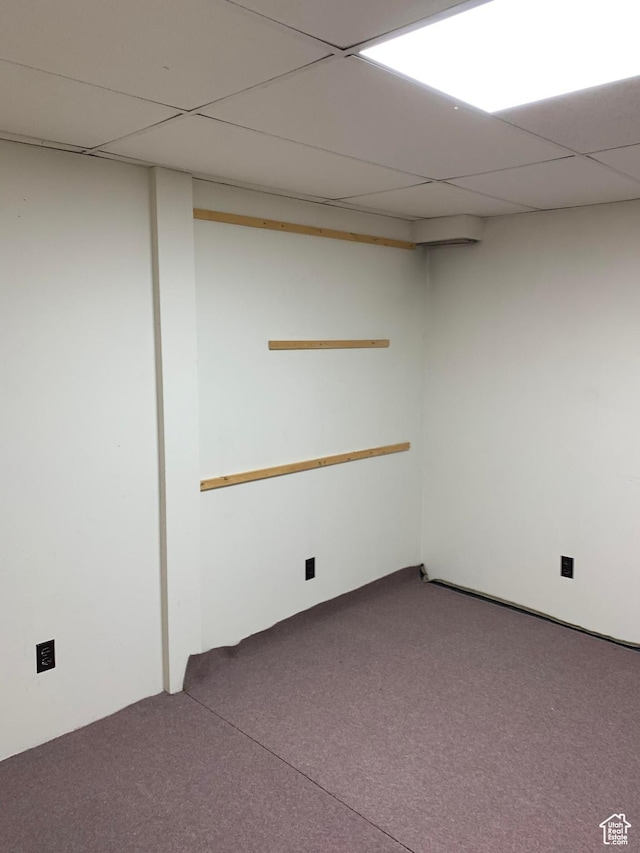 685 W 2550 S, Price, UT 84501 - carpeted empty room featuring a paneled ceiling