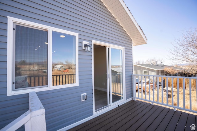 view of deck