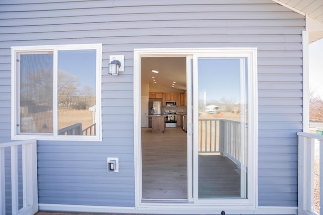 view of property entrance