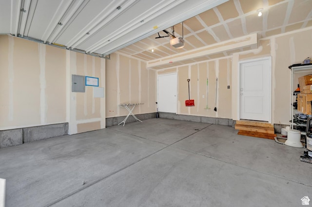 1726 W Thira Ln S, South Jordan, UT 84095 - garage featuring a garage door opener and electric panel