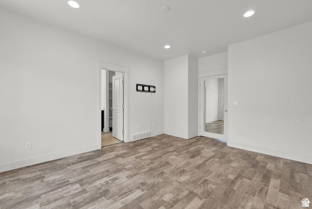 1726 W Thira Ln S, South Jordan, UT 84095 - unfurnished room with wood finished floors and recessed lighting