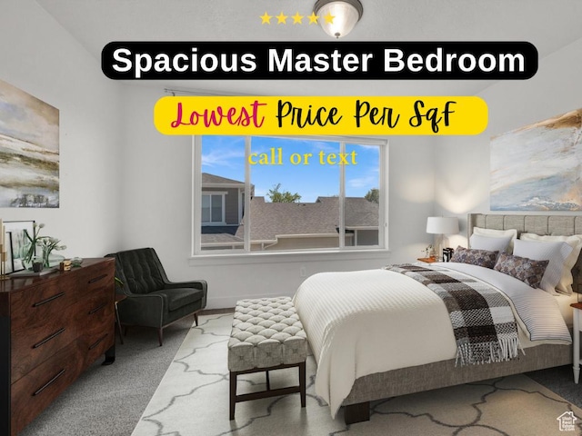 1726 W Thira Ln S, South Jordan, UT 84095 - bedroom with carpet floors