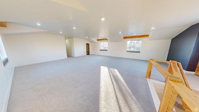 interior space with light carpet