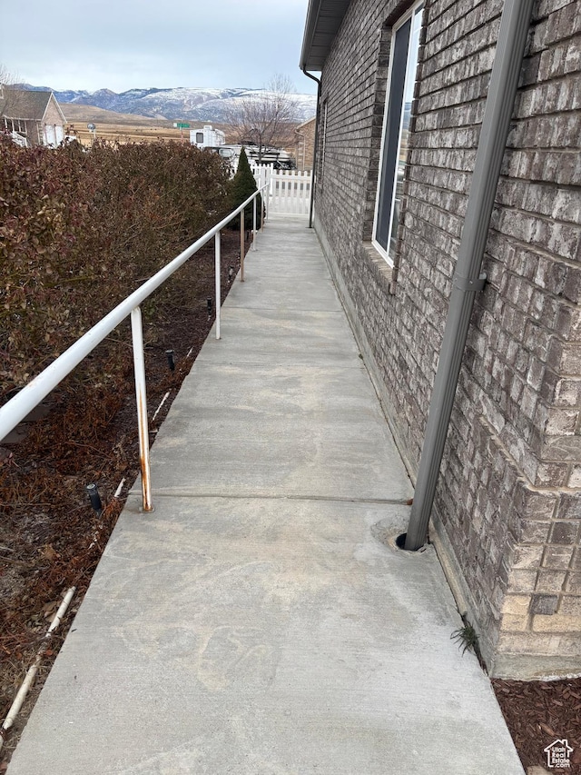 view of side of property