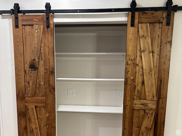 view of closet