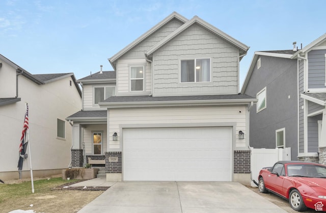 3529 W 4150 S, West Haven, UT 84401 - view of front of house with a garage