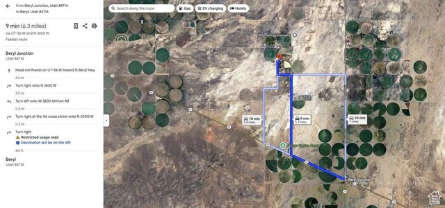 1980 W 3600 N, Beryl, UT 84714 - map / location