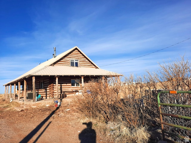 75 N Meadow Ln, La Sal, UT 84530 - view of front of house with an outdoor structure
