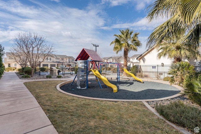 3980 S Jackson Dr Unit 6, Washington, UT 84780 - view of jungle gym featuring a lawn
