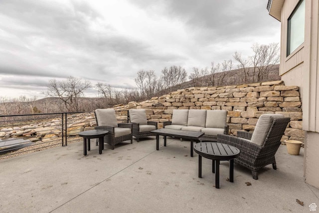 1555 Aerie Cir, Park City, UT 84060 - view of patio featuring outdoor lounge area