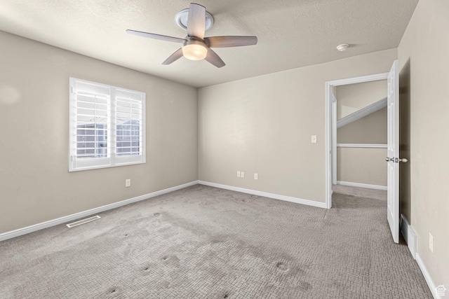 626 S 2310 W, Pleasant Grove, UT 84062 - empty room featuring light carpet, ceiling fan, and a textured ceiling