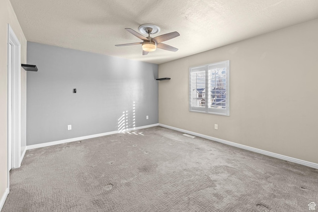 626 S 2310 W, Pleasant Grove, UT 84062 - empty room with ceiling fan, carpet floors, and a textured ceiling