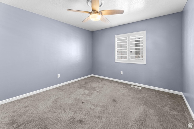 626 S 2310 W, Pleasant Grove, UT 84062 - carpeted empty room with a textured ceiling and ceiling fan